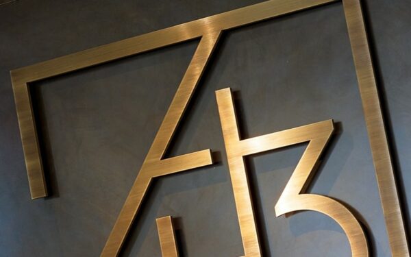 Solid Brass Sign Letters | Cut from Solid Brass Plate