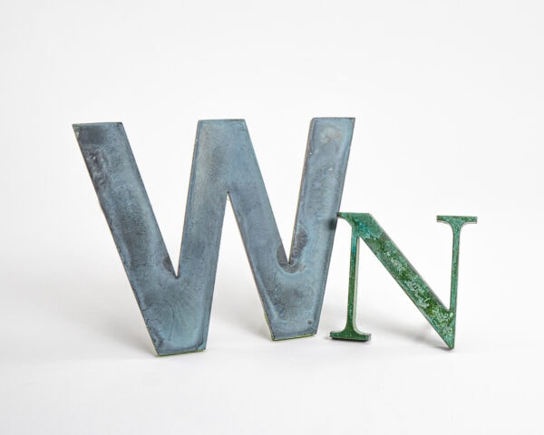 Patena Lettering Patina Bronze - Letters and Signs