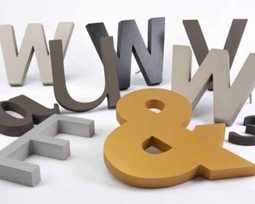 Cast Anodized Aluminum Letters | Deep & Weatherproof