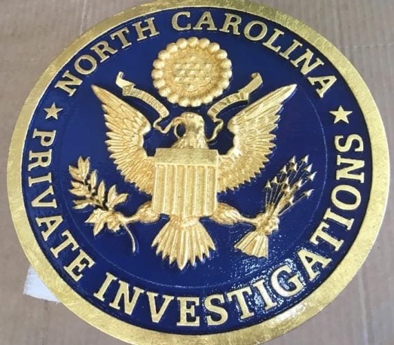 Carved 3D Gold Leaf North Carolina